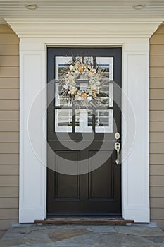Front door of an upscale home