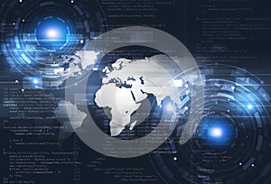 Front-end css js html. mixed media background