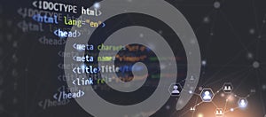 front-end deleloping coding banner