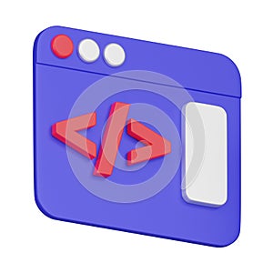 Front-End Development 3d Icon