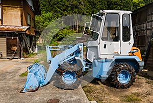 Front end loader in Shirakawa-go