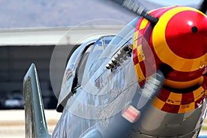 Front End of a P-51 Mustang