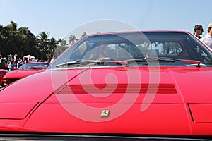 Front end red Ferrari