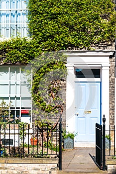 Front of an English House in rural England