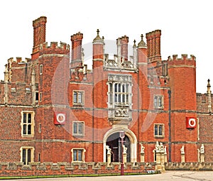 Front Entrance to Hampton Court Palace