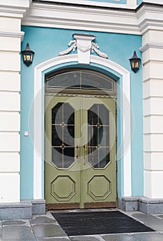 Front entrance to a home with classic design