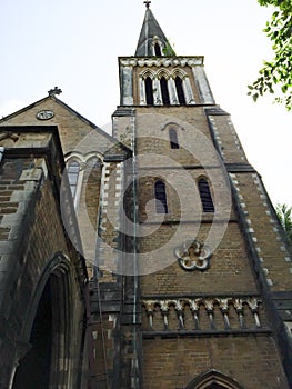 Front facade Afghan Church, Mumbai, India