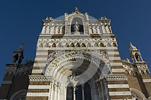 Front facade of church