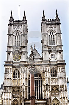 Front Facade Westminster Abbey London England