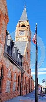 Front FaÃÂ§ade of Historic Railroad Train Depot