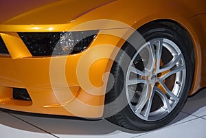 Front Fender of a Sports Car photo