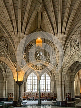 Front foyer of Parliament building.