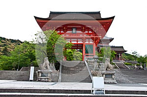 Front gate at Kiyomizu-dera Temple