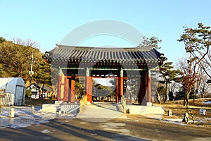 Front gate of Silleuksa Temple