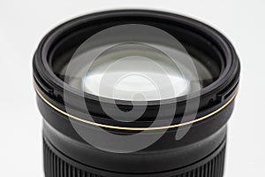 Front glass element of a large photographic lens..