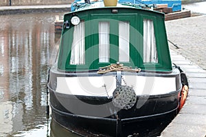 Front of Green Barge