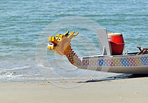 Front head of a dragon boat