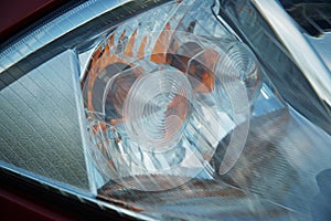 Front headlight photo