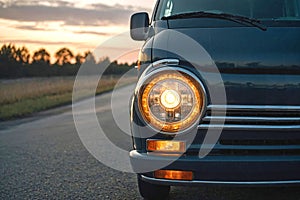 Front headlight of the VAN