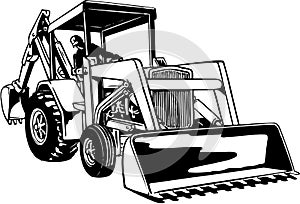 Front Loader Illustration