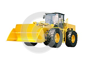 Front loader isolated