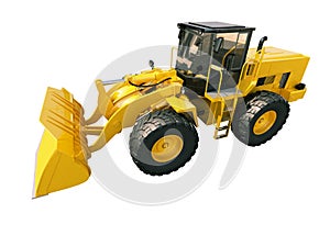 Front loader isolated