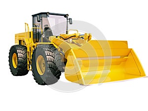 Front loader isolated