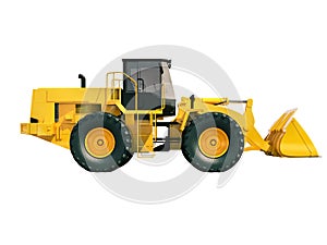 Front loader isolated