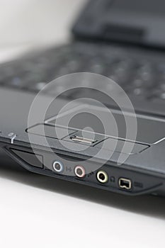 Front of open notebook