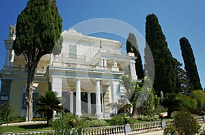 Front of the palace Achilleon