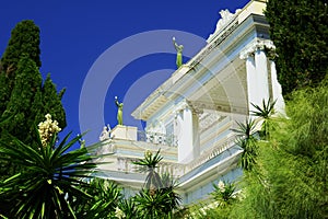 Front of the palace Achilleon photo