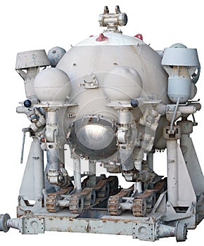 The front part of the underwater lander