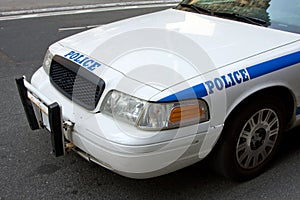 Front of Police car