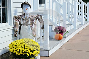 Front Porch Fall Display