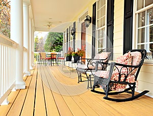 Front Porch of Traditional Home