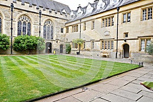Front quad of Lincoln College, University of Oxford