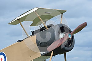 Front of RAF war plane