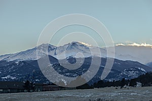 Front Range of the Rockies in Colorado