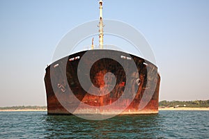 In front of the River Princess