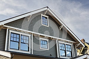 Front Roof line of an Upscale Home