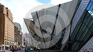 The front of the Royal Ontario Museum Toronto