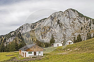 Front Scharnitzalm south of Benediktenwand