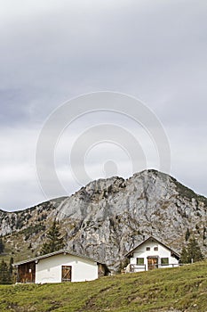 Front Scharnitzalm south of Benediktenwand