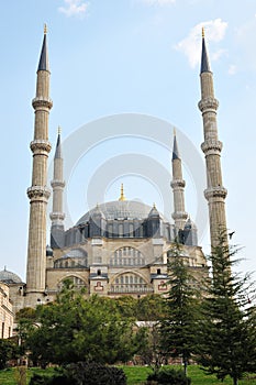 Front of Selimie mosque in Edirne photo