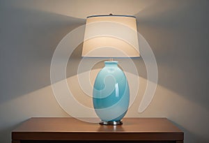 front shot, contemporary table lamp