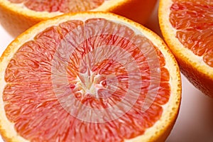 Slices of blood orange photo