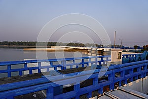 Front side of Tista bridge.