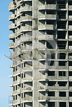 Front and side view of construction building part