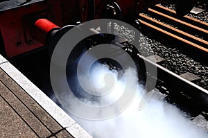 Front of Steam Train.