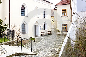 Front synagogue, Jewish Quarter, Trebic, Czech Republic